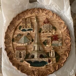 Elegant Eiffel Tower Wall Art Plaque